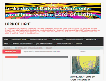 Tablet Screenshot of lordoflight.com